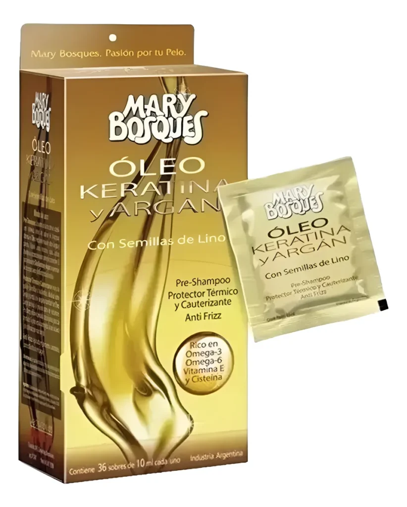 Mary Bosques Oleo Keratina/argan Cajax36 Sachet X 10g