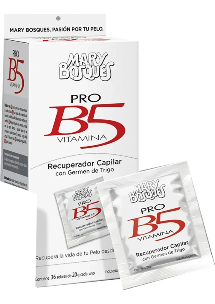 Mary Bosques 20g Pro B5 Vitamina SOBRE caja x36un