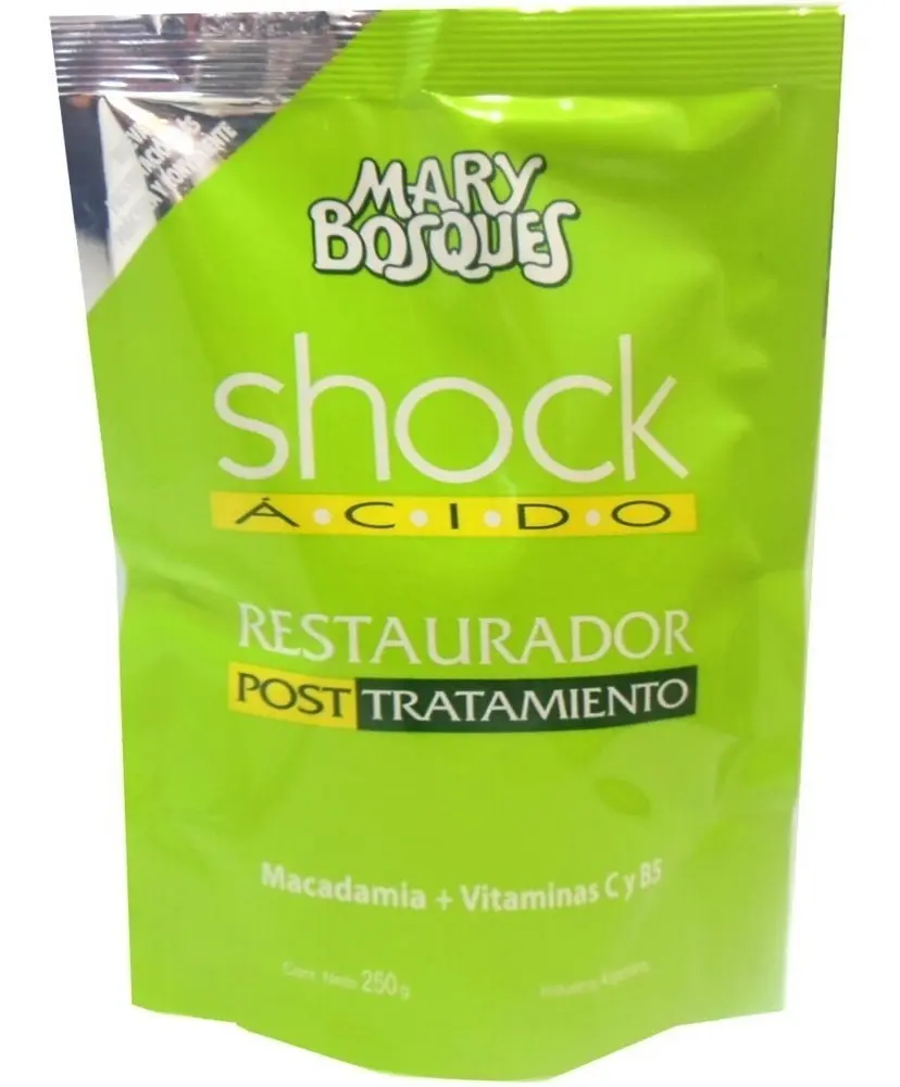 MARY BOSQUES SHOCK ÁCIDO RESTAURADOR POST TRATAMIENTO DOYPACK X 250G