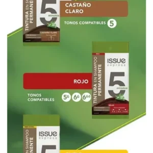 Issue Tintura En Shampoo Color Express 5 Minutos RUBIO OSCURO