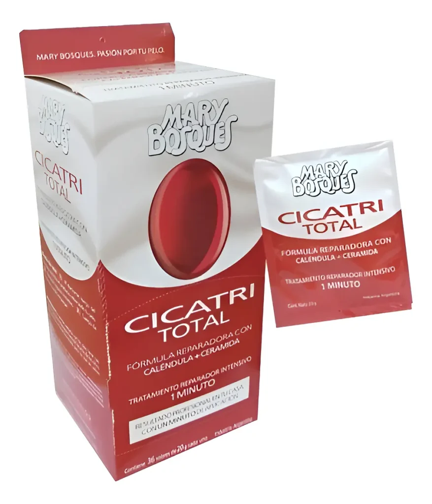 Tratamiento Capilar Cicatri Total Mary Bosques Sobre 20g X36