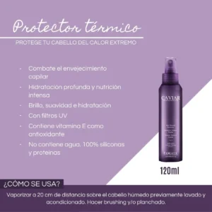 Protector Térmico Caviar Fidelite 120ml planchita