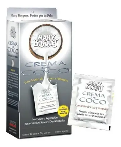 Crema Coco Y Almendras Nutritiva Mary Bosques Caja X36u