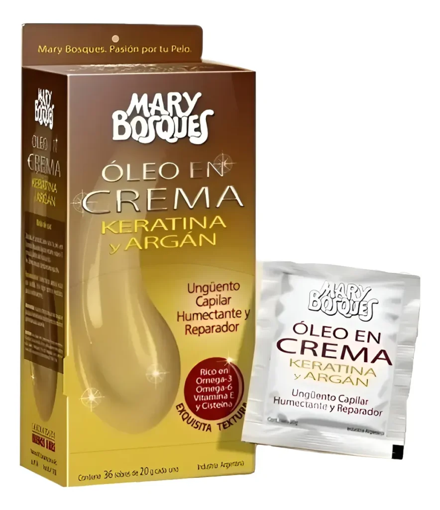 Mascara Hidratante Oleo Keratina Y Argan Mary Bosques 36 Un