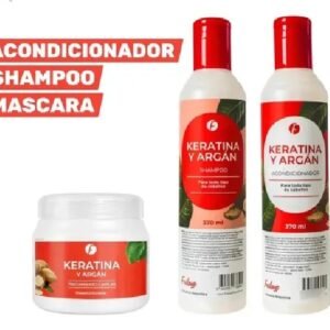 Kit Shampoo+ Acondicionador +tratto Capilar Frilayp Keratina Nuevo