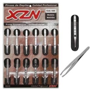 Pinza De Depilar Punta Dorada Xzn 430 Display 12 Unidades INDUSTRIA NACIONAL