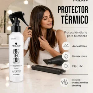 Protector Termico Antiestaticas Y Humectante Frilayp X200g Ideal Uso Pre Planchita Cepillos Termicos Y Secadores - Proteje Con Filtro Uv Hidrata Y Suaviza